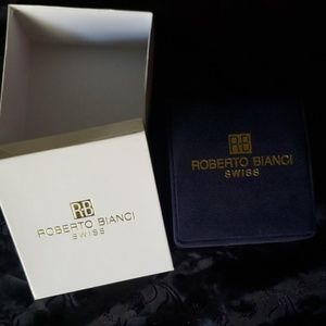 Authentic Roberto Bianci Swiss Watch Box